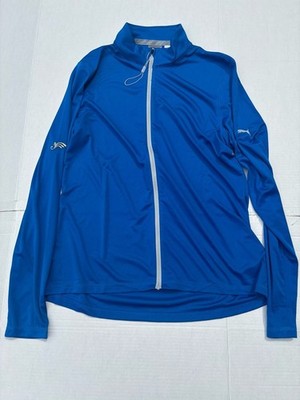 Puma Full Zip Athletic Jacket Blue Size XL