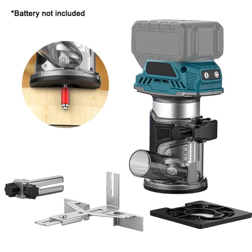 Compact Brushless Router with Rack Pinion Depth Adjustment 6 Speed for ...