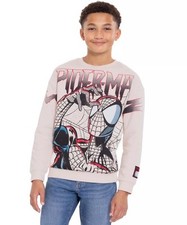 SpiderMan Boys Crewneck Sweatshirt Size XL 14-16 