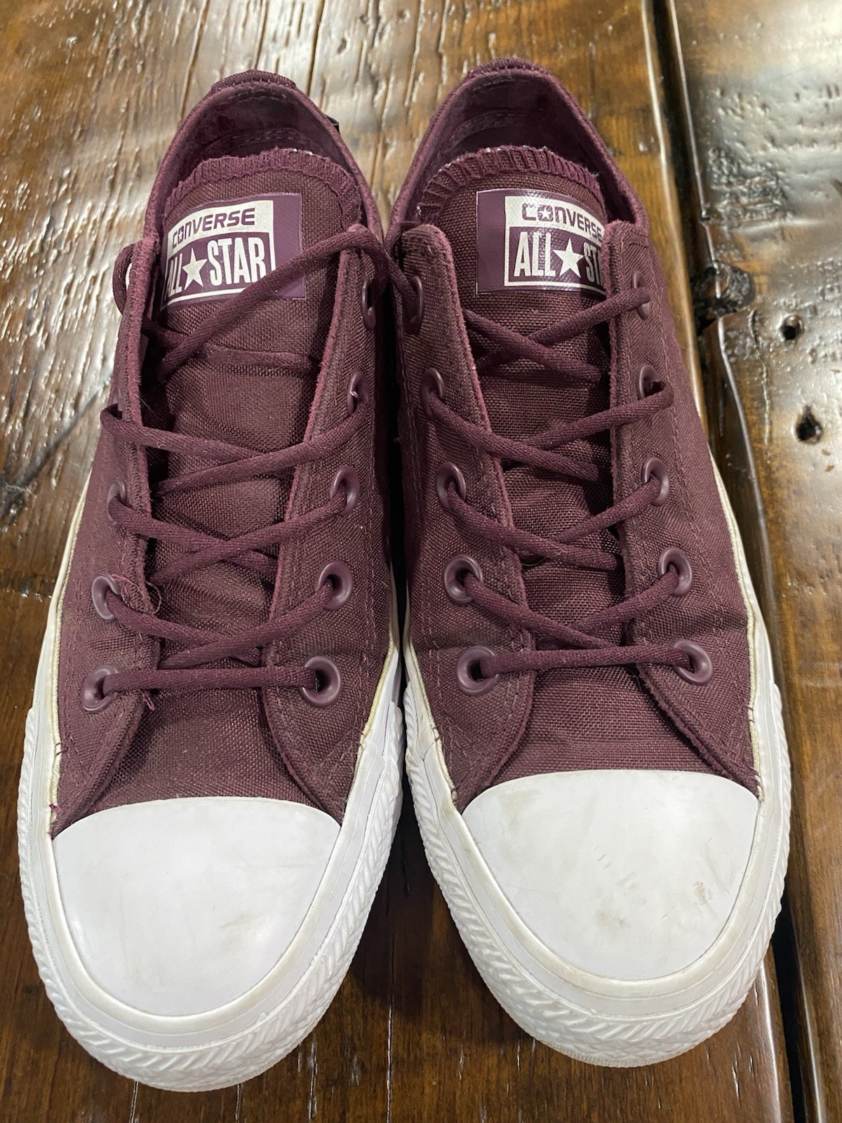 SAOLA Scarpe basse Converse All Stars Cordura taglia uomo 4 donna 6 sneakers bordeaux