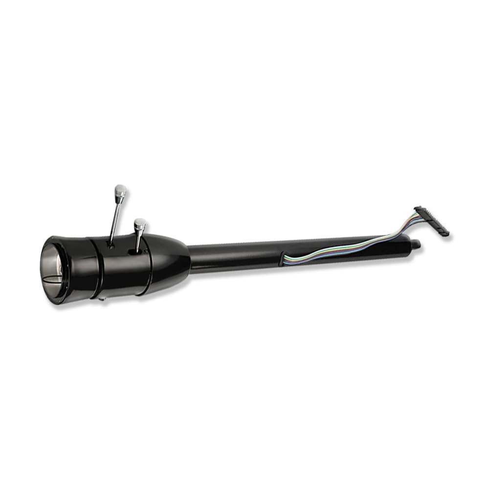 GM 28" Floor Shift Tilt Manual Steering Column Black with Adapter