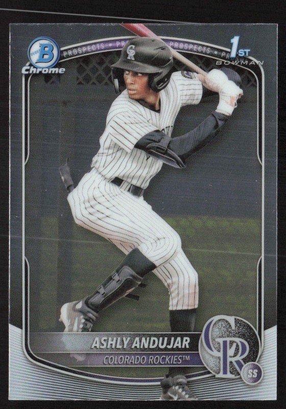 2025 Bowman Chrome Prospects Ashly Andujar #BCP-20 GS1-3