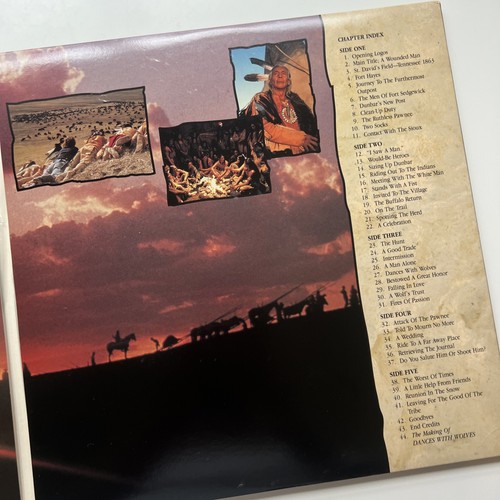Dances With Wolves (1990, Laserdisc, ID2814OR) Widescreen Expanded 3 Disc Set - Picture 3 of 5