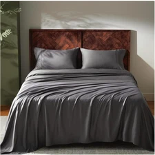 Soft & Durable King Size Rayon Sheets - OEKO-TEX Certified, Pilling Resistant