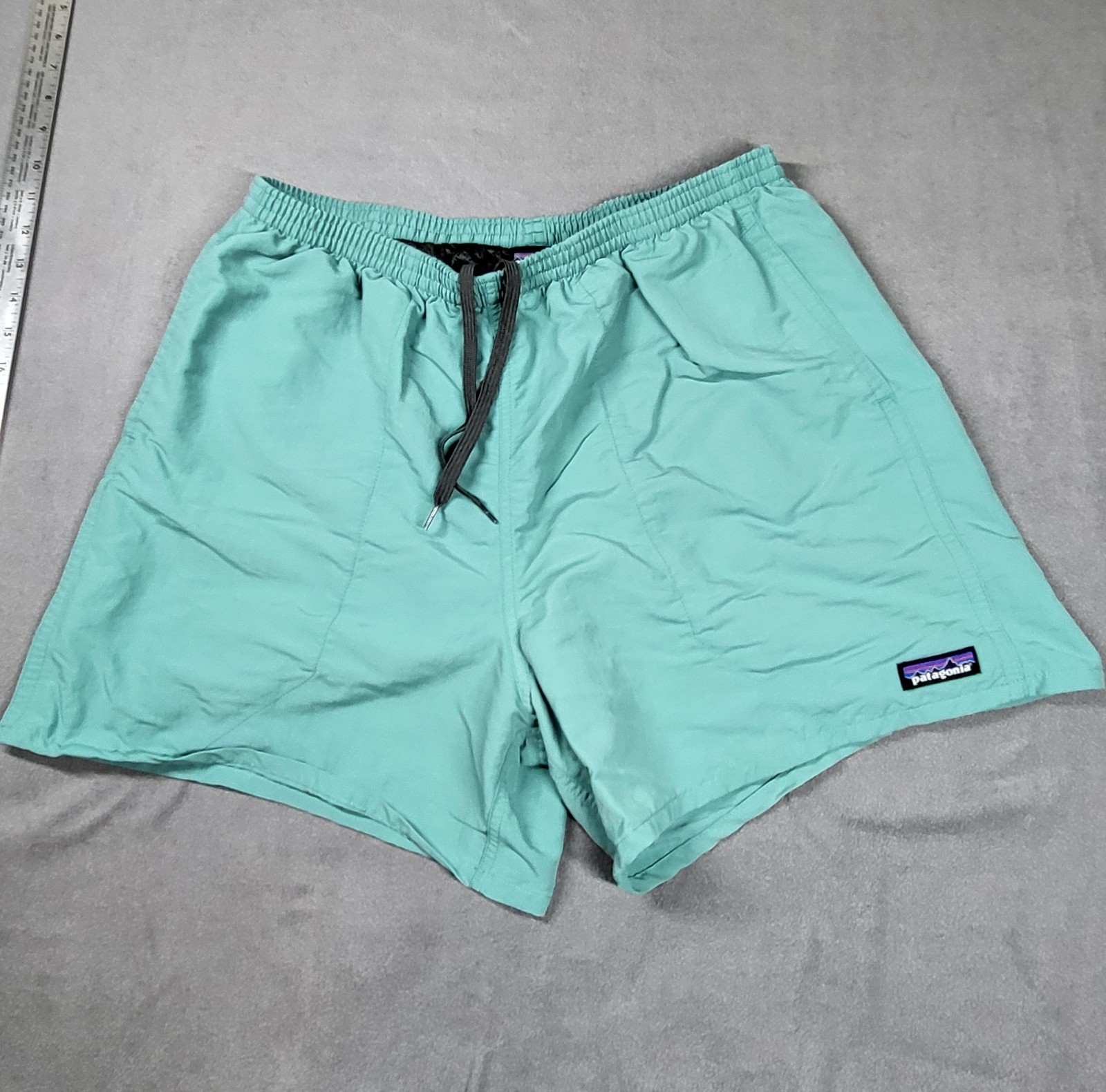 Patagonia Baggies Shorts Mens Large Teal Blue 5
