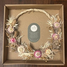 Second Nature Designs Dried Flower Wreath