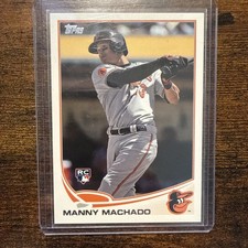 2013 Topps Manny Machado Rookie Card. rookie card picture