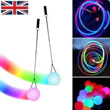 LED Flashing Swing Ball Light Up Bouncing Toy Outdoor Kids Game Ball
