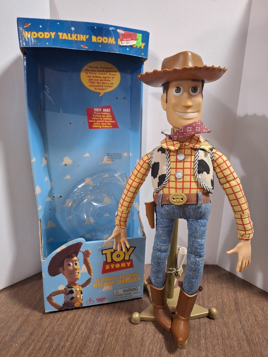 Toy Story Woody Talkin' Room Deputy Doll Figure Disney Pixar 1997