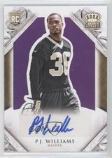 2015 Panini Crown Royale Rookie Signature Purple 3/25 PJ Williams #160 Auto 1be