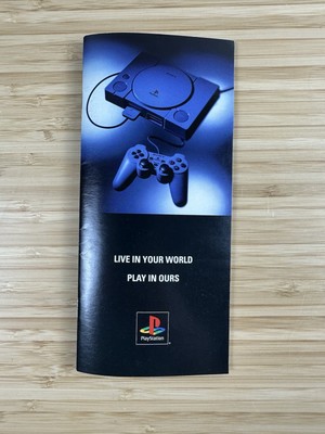 Sony PlayStation Promo Booklet Pamphlet Live In Your World Play in