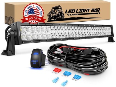 Barra LED 32'' Barras De Luz Para Camioneta Todoterreno Coche Tuneado SUPER BRILO
