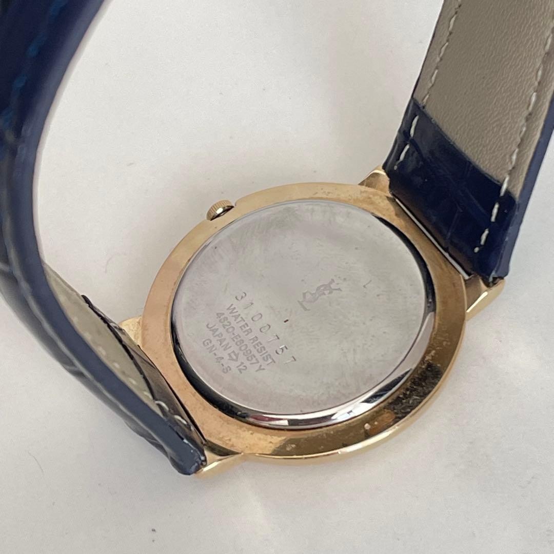 Good condition YSL Yves Saint Laurent Gold Roman Dial Boys Wa,18811 thumbnail 3