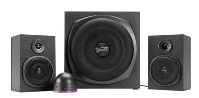 SPEEDLINK GRAVITY LT 2.1 Subwoofer System Lautsprecher, Schwarz