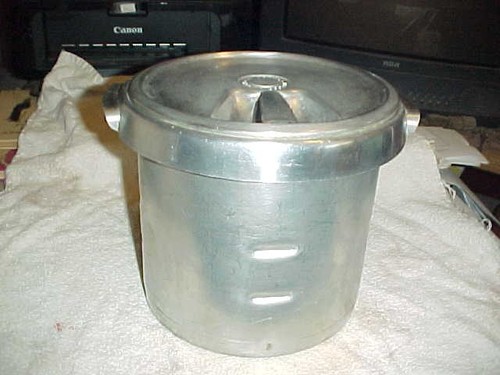 Deep Well Vintage Stove Pot w/Lid Thermowell Aluminum Old Hotpoint Chambers, etc