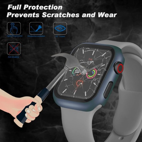 Ochraniacz ekranu do Apple Watch Series 11 10/9/8/7 Ultra SE 3 etui pokrowiec szkło - Zdjęcie 12 z 32