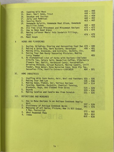 Old Fashioned Recipe Book 6th 1975 Edition Carla Emery Prepper Homesteading - Imagen 11 de 12