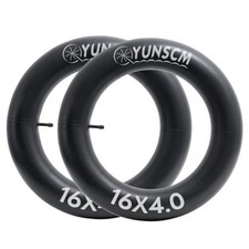 2-PCS 16X4.0 Fat E-Bike Tubes 16x4.0 Schrader Valve Inner Tubes Compatible