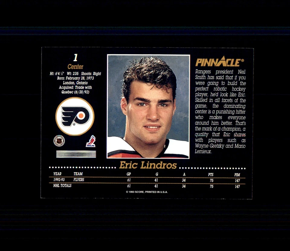 1993-94 PINNACLE English HOCKEY 🥅 YOU PICK 🥅Complete Your NHL Set #1 - #370 - Image 4 of 4