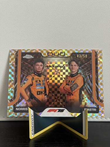 2025 Lando Norris / Oscar Piastri [Gold Refractor] #166