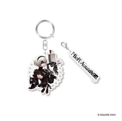 【Square Enix】 NieR Series 15th Anniversary Acrylic Keychain 2B & Pod 042 J/O