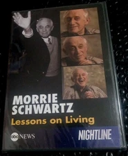 Morrie Schwartz Lessons on LIving DVD 2005 NEW SEALED ABC News Nightline RARE 