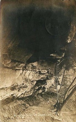 Real Photo Postcard Buzzards Roost, The Shades, Indiana - used in 1911