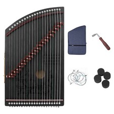 Guzheng &Uuml;bungsinstrument 21 Saiten Chinesische Zither Kompakt f&uuml;r &Uuml;ben, Anf&auml;nger