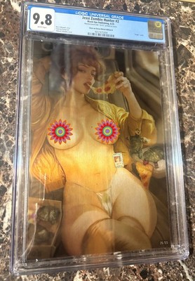 Shikarii Jesse Zombie Hunter #2B METAL April O'Neil Naughty Cosplay CGC 9.8