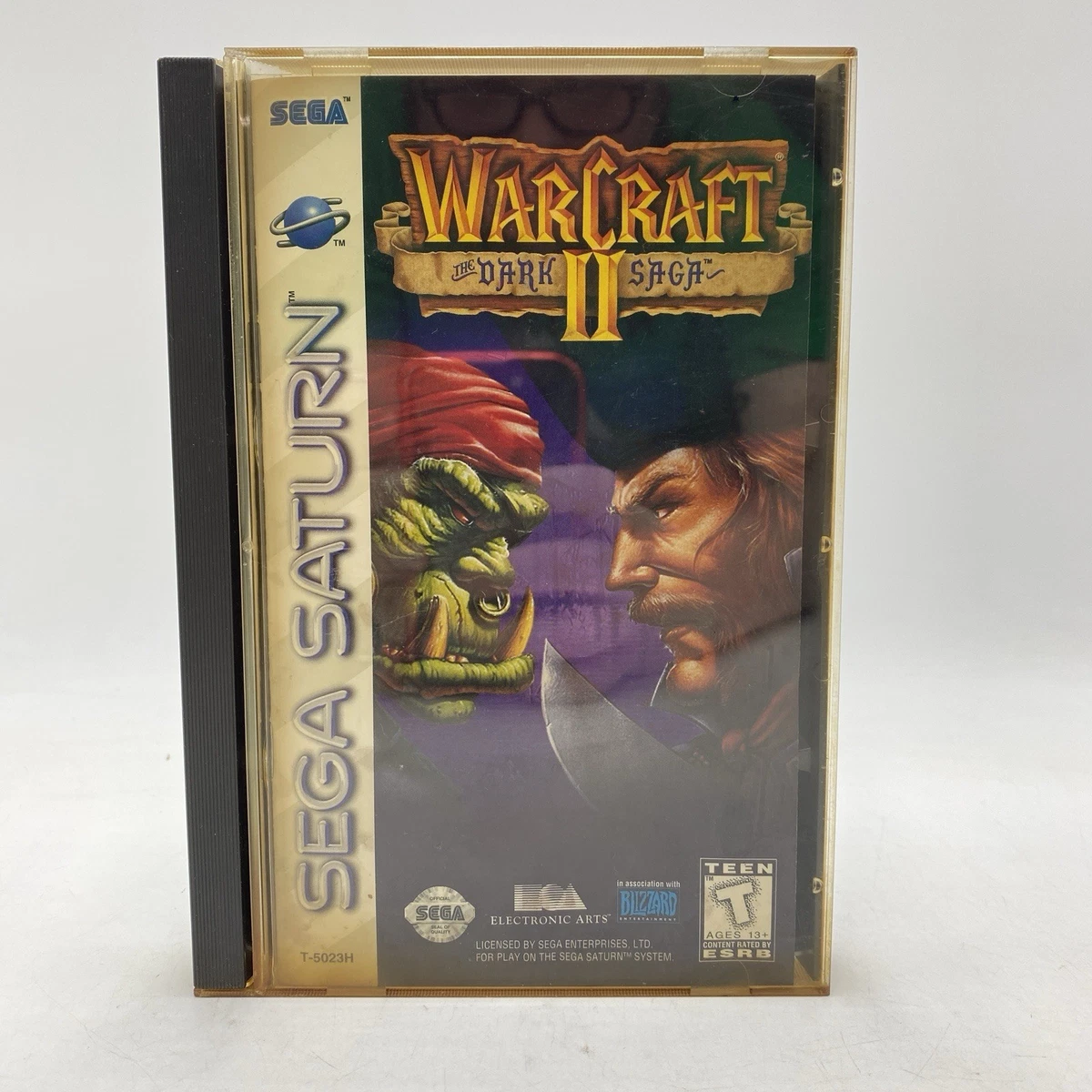 Warcraft II The Dark Saga Sur Sega Saturn - Version Complète PAL - Édition Blizzard