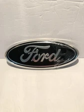Grille or Tailgate Emblem Black Oval Logo Badge for Ford Truck