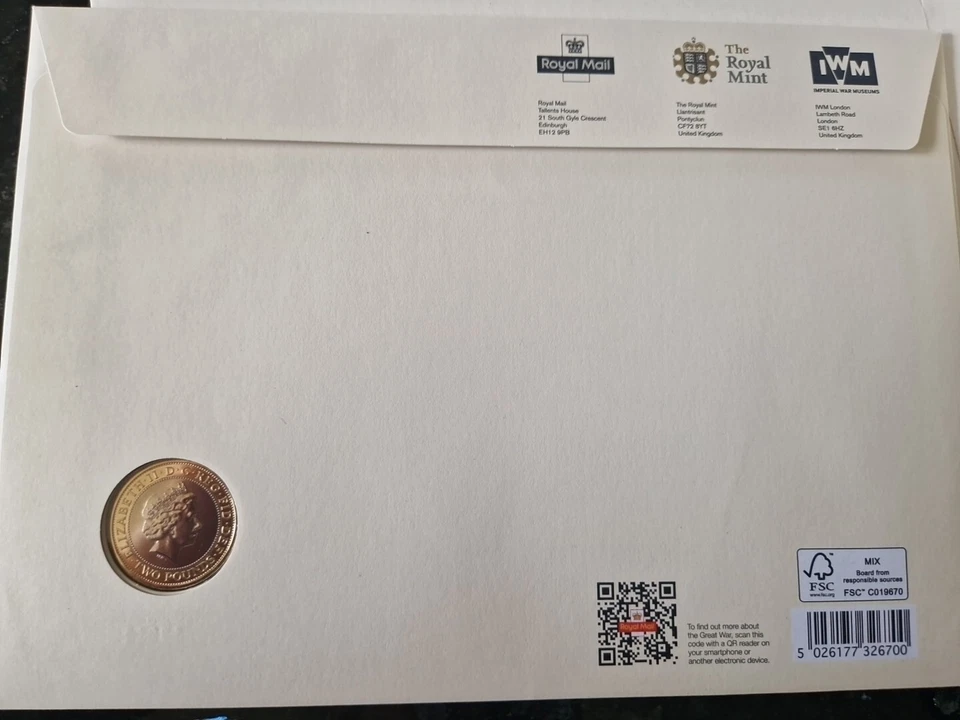 2014 Great War Bunc £2 Coin Cover - Image 3 of 4