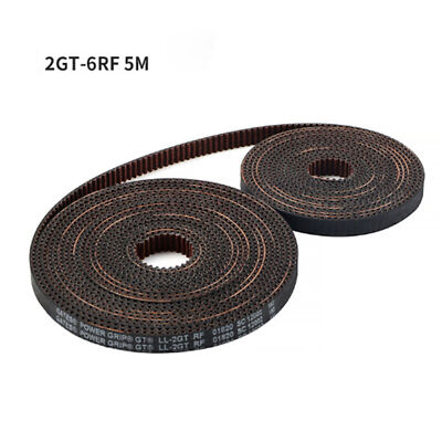 2GT-6RF 2M/5M Synchronous Gear Belt 6MM Width Timing Belt for Ender 3 3D Printer