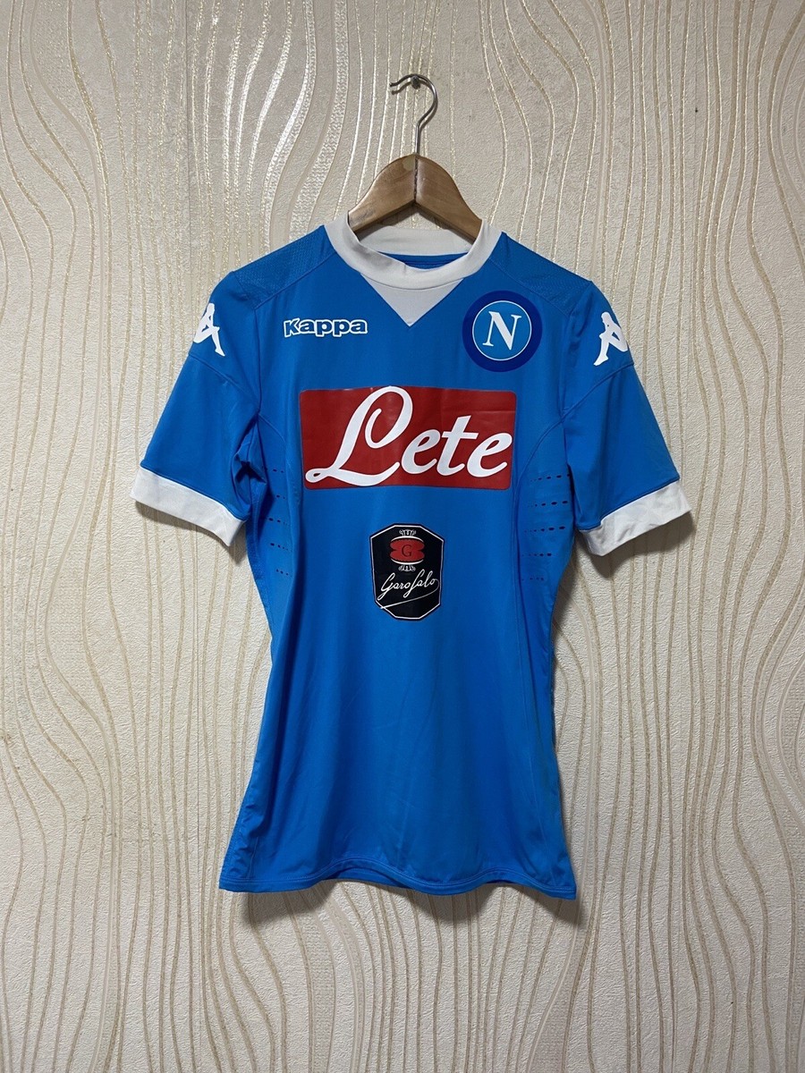 NAPOLI 2015 2016 HOME FOOTBALL SHIRT SOCCER JERSEY KAPPA sz