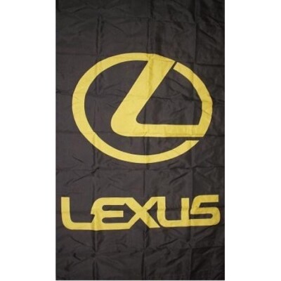 LEXUS BLACK VERTICAL 3' X 5' FLAG | eBay
