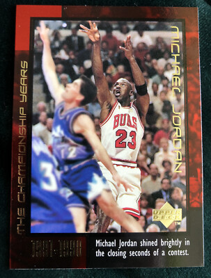 Michael Jordan 1999 Upper Deck The Championship Years #32 Chicago Bulls HOF  GOAT