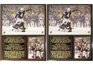 Adam Vinatieri New England Patriots Snow Bowl Photo Plaque Legend Ebay