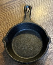 LODGE USA MS #2 Cast Iron Mini Fry Pan 6" x 4" MS #2 Made in USA