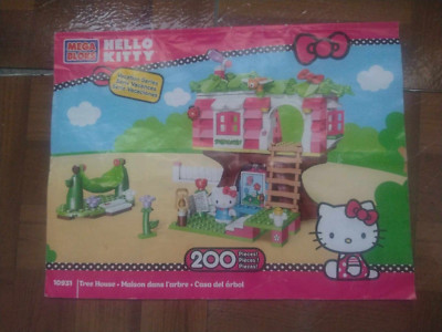 Mega Bloks Hello Kitty Treehouse 10931 ( INTRUCTIONS ONLY ) 2013