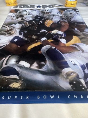 Dallas Cowboys 1996 Super Bowl Champions Costacos - Poster Star power 1996! - Foto 3 di 10