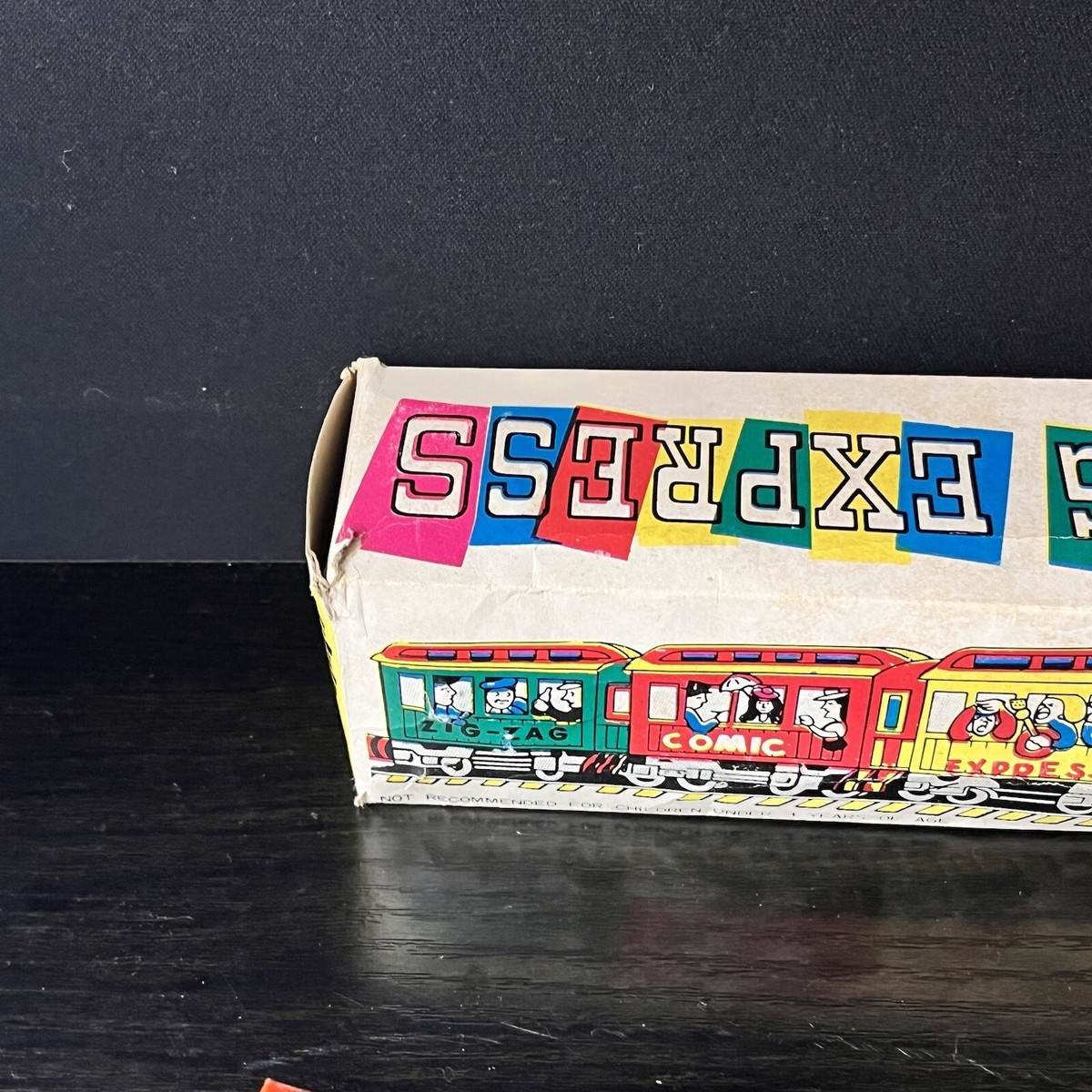VINTAGE Toy ZIG ZAG EXPRESS TRAIN Wind-Up New In ORIGINAL Box RARE