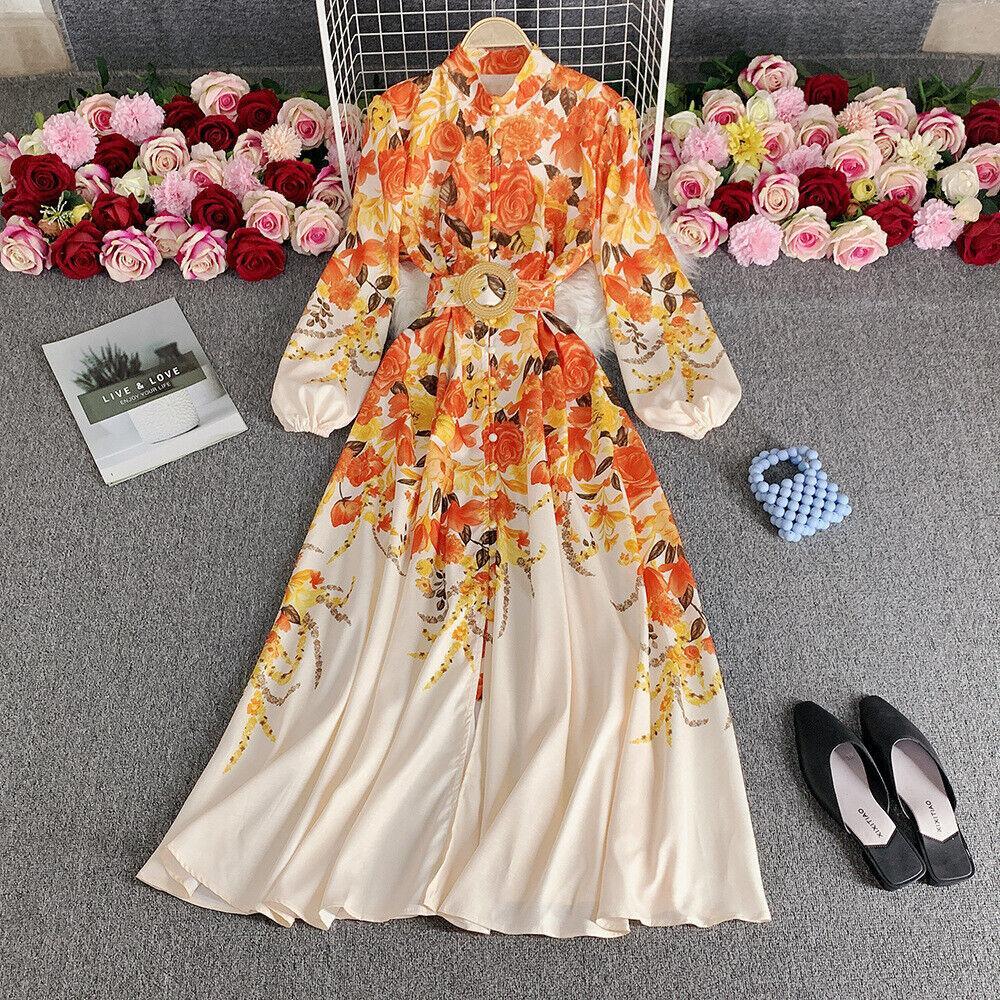 long floral chiffon dresses with sleeves Elegant Floral Chiffon Maxi Dress With Sleeves