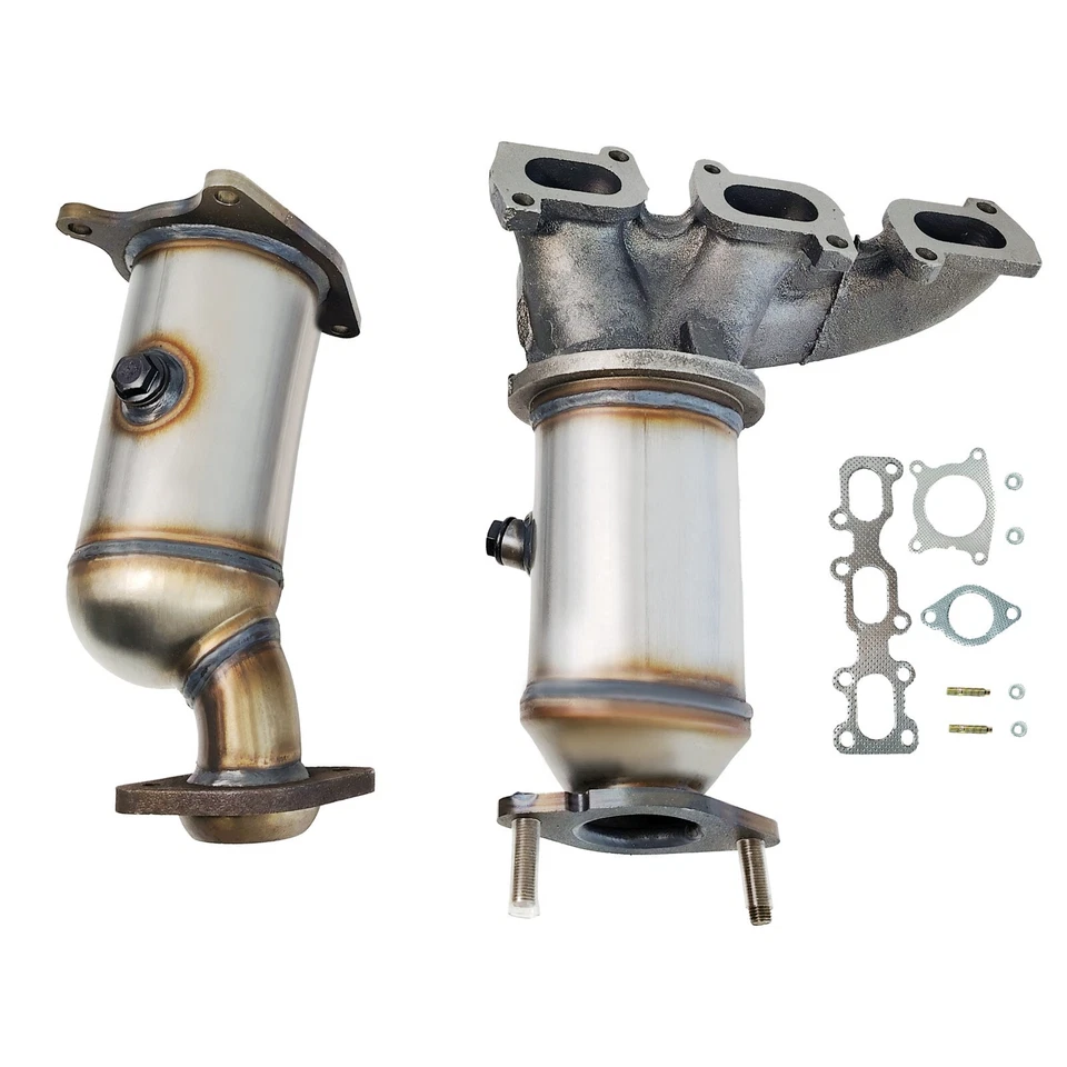 Catalytic Converter 2x Left Right For Lincoln Mkx 2011-2015 3.7L Ford Edge 11-14 - Image 2 of 4