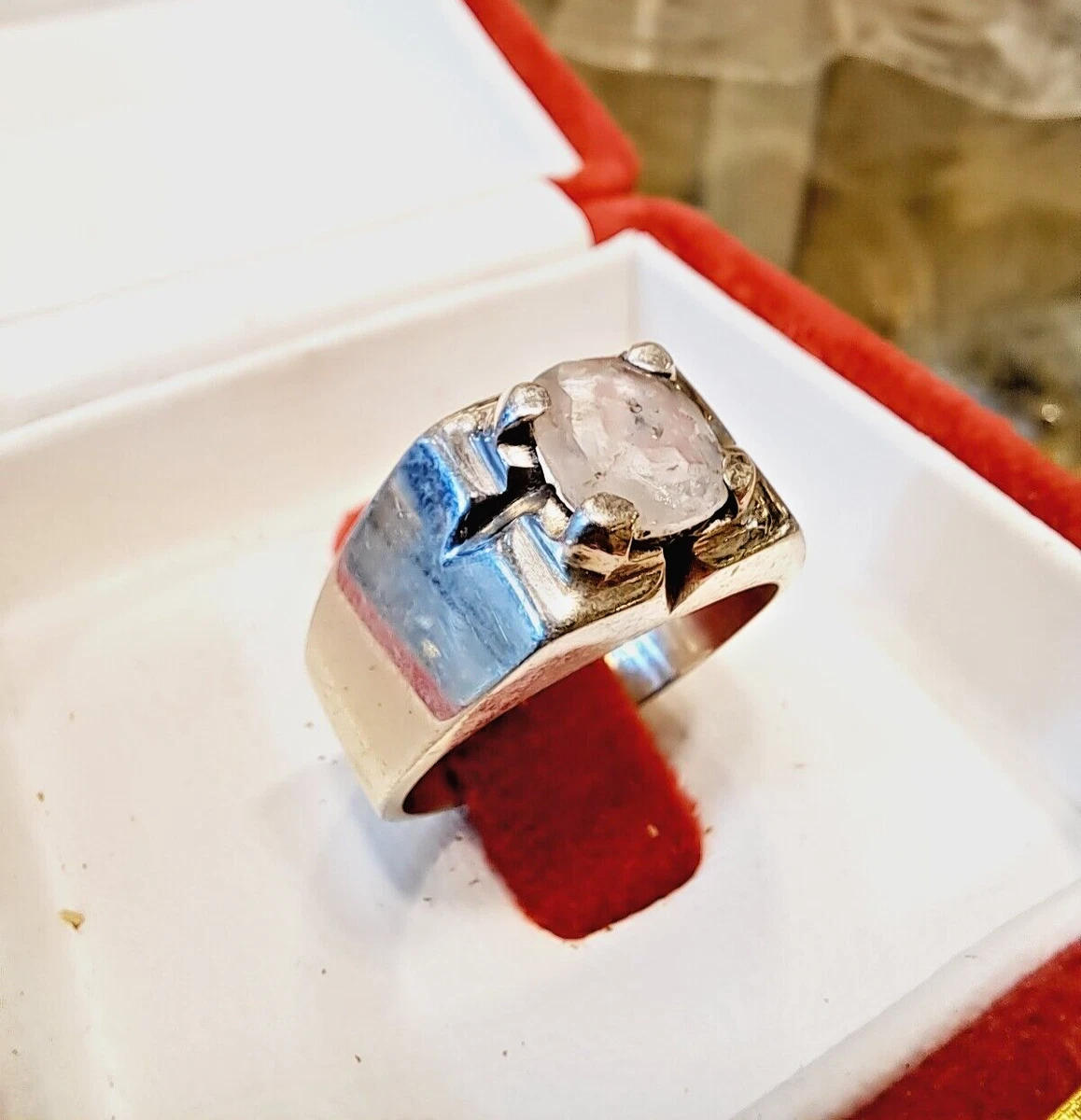 Genuine white sapphire rings deals