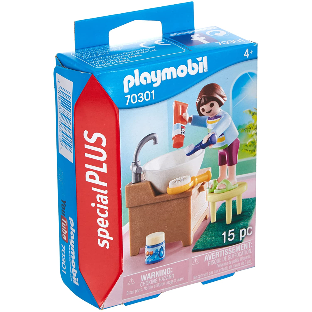 Playmobil 70301 Special Plus Childrens Morning Routine 15 Pc Colourful New