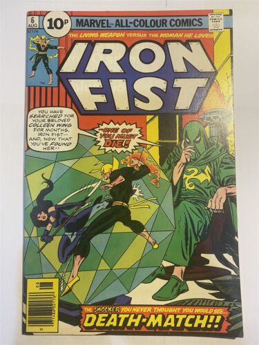 IRON FIST #6 UK Price Marvel Comics 1976 VF - Picture 1 of 1