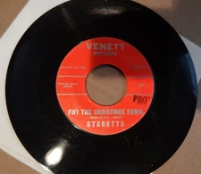 The Staretts 45 RPM 7" Fifi the Christmas Fawn Venett label 1962 VG++