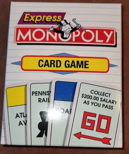 Vintage (1993) Express Monopoly Card Game by Parker Brothers