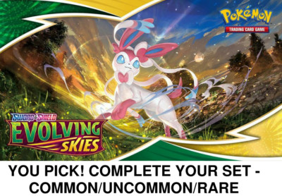 Pokemon Sword and Shield Evolving Skies Common/Uncommon/Rare - YOU PICK!