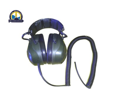 DDT Underwater headphones for Minelab and XP Deus 2. Carbon edition green.